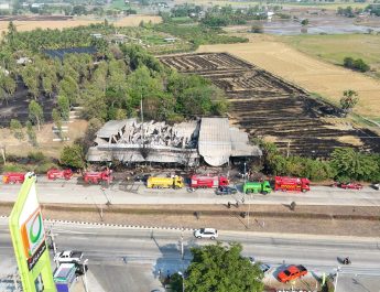 สุพรรณบุรี ผู้ว่าสุพรรณบุรี ติดตามสถานการณ์การแก้ไขปัญหาไฟป่าหมอกควัน PM2.5